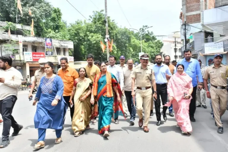मारबत मार्ग का पुलिस-मनपा ने किया संयुक्त निरीक्षण