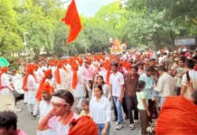 महाराष्ट्र सदनात गणेशोत्सवाची भक्तिमय वातावरणात सांगता; भव्य मिरवणुकीने गणरायास निरोप