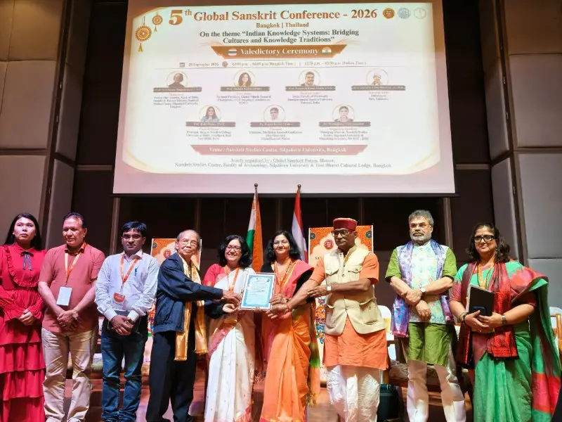 जागतिक संस्कृत परिषदेत नागपूरच्या तृप्ती शेळके (उमाळे) यांच्या संशोधनाची विशेष दखल जागतिक संस्कृत परिषदेत नागपूरच्या तृप्ती शेळके (उमाळे) यांच्या संशोधनाची विशेष दखल