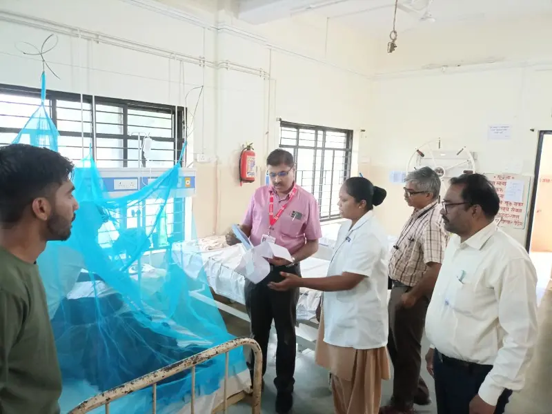 गडचिरोली जिल्ह्यात आरोग्य विभागाच्या प्रभावी उपाययोजनांमुळे हिवतापावर मोठे नियंत्रण; पॉझिटिव्हिटी दर, API आणि मृत्यूसंख्येत लक्षणीय घट गडचिरोली जिल्ह्यात आरोग्य विभागाच्या प्रभावी उपाययोजनांमुळे हिवतापावर मोठे नियंत्रण; पॉझिटिव्हिटी दर, API आणि मृत्यूसंख्येत लक्षणीय घट