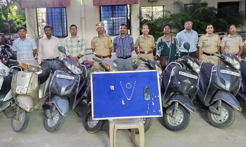 पुलिस के हत्थे चढ़ा नाबालिग बाइक चोर पुलिस के हत्थे चढ़ा नाबालिग बाइक चोर