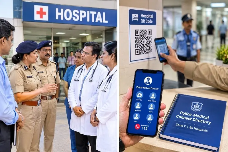 शहर के 86 अस्पतालों को पुलिस का सुरक्षा कवच शहर के 86 अस्पतालों को पुलिस का सुरक्षा कवच