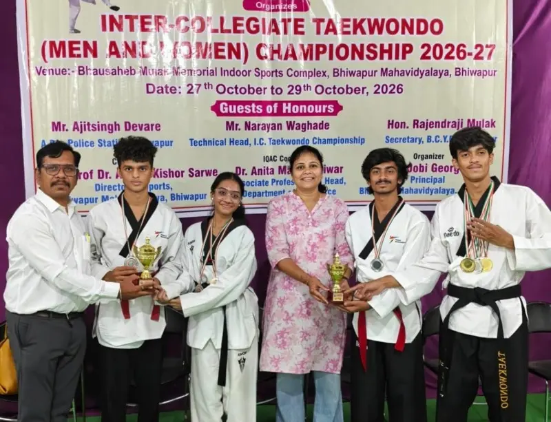 ताइक्वांडो चैंपियनशिप में सेंट विंसेंट पलोटी कॉलेज को तीसरा स्थान ताइक्वांडो चैंपियनशिप में सेंट विंसेंट पलोटी कॉलेज को तीसरा स्थान
