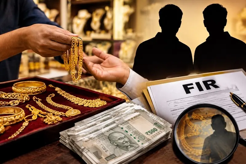 सोना बेचकर 21.61 लाख रुपये हड़पने का आरोप सोना बेचकर 21.61 लाख रुपये हड़पने का आरोप