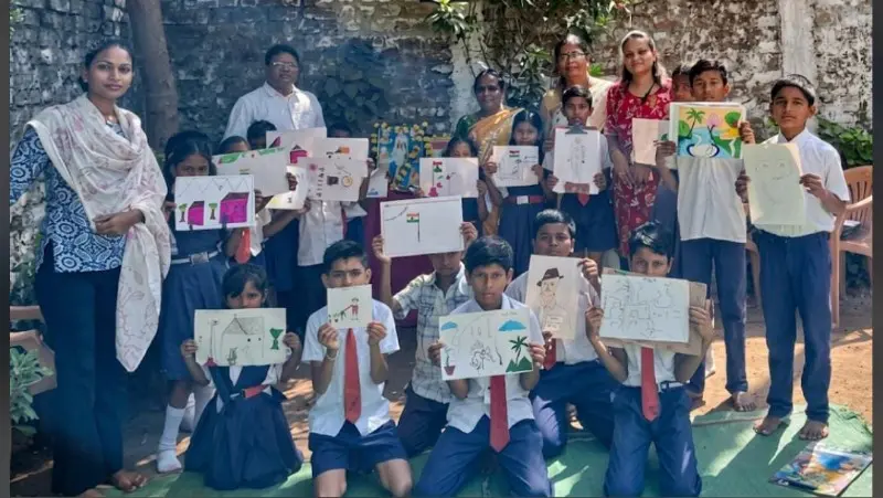 एकात्मता उच्च प्राथमिक विद्यालयात महात्मा गांधी जयंती उत्साहात साजरी एकात्मता उच्च प्राथमिक विद्यालयात महात्मा गांधी जयंती उत्साहात साजरी