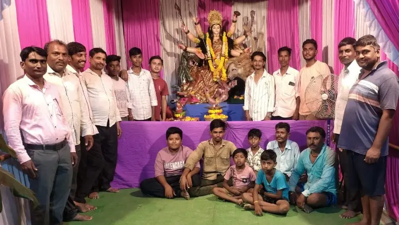 नरसाळा येथे यावर्षीपासून दुर्गाउत्सवाला सुरुवात नरसाळा येथे यावर्षीपासून दुर्गाउत्सवाला सुरुवात