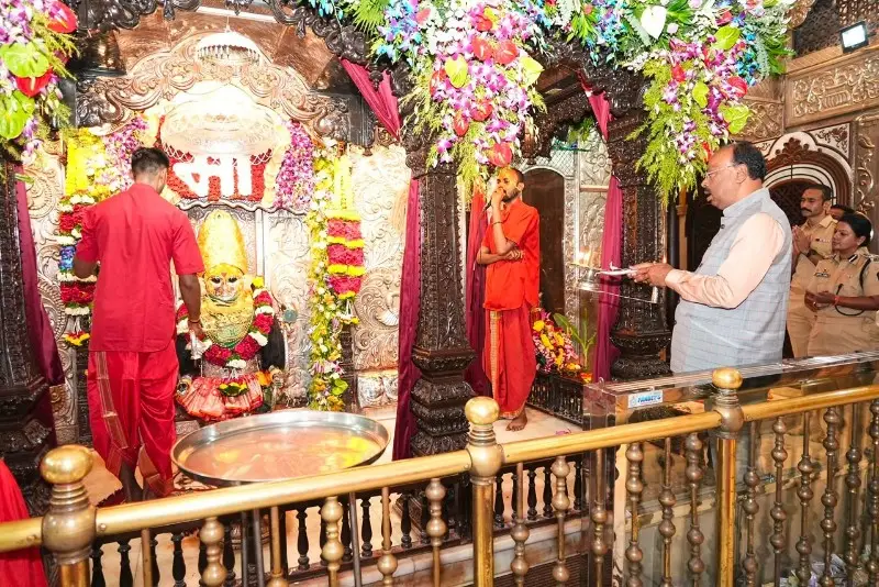 कोराडी मंदिर में नवरात्रोत्सव का शुभारंभ कोराडी मंदिर में नवरात्रोत्सव का शुभारंभ