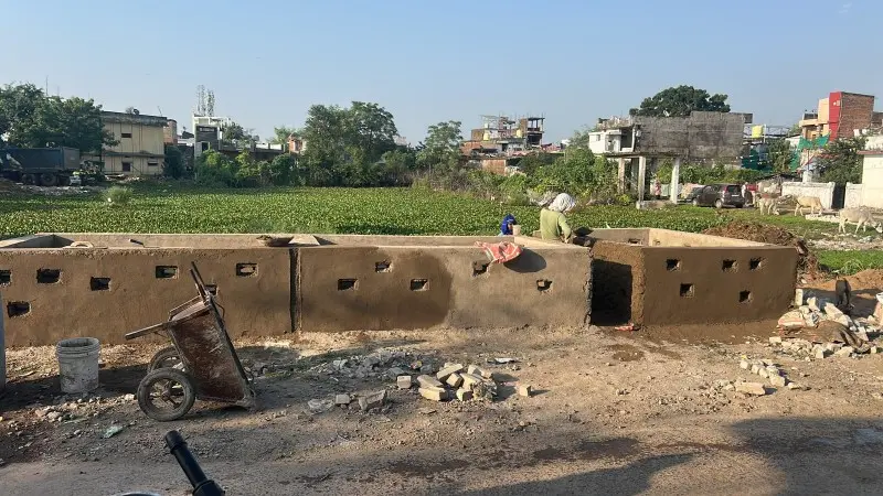 नंगपुरा मुर्री में स्वच्छता कार्य का विरोध नंगपुरा मुर्री में स्वच्छता कार्य का विरोध