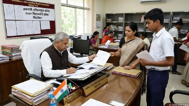 अकरावीतील ऑफलाइन प्रवेशित विद्यार्थ्यांचे प्रवेश नियमित करुन राज्य मंडळाच्या बारावीच्या परीक्षेस मान्यता – शिक्षण संचालक डॉ. महेश पालकर अकरावीतील ऑफलाइन प्रवेशित विद्यार्थ्यांचे प्रवेश नियमित करुन राज्य मंडळाच्या बारावीच्या परीक्षेस मान्यता – शिक्षण संचालक डॉ. महेश पालकर