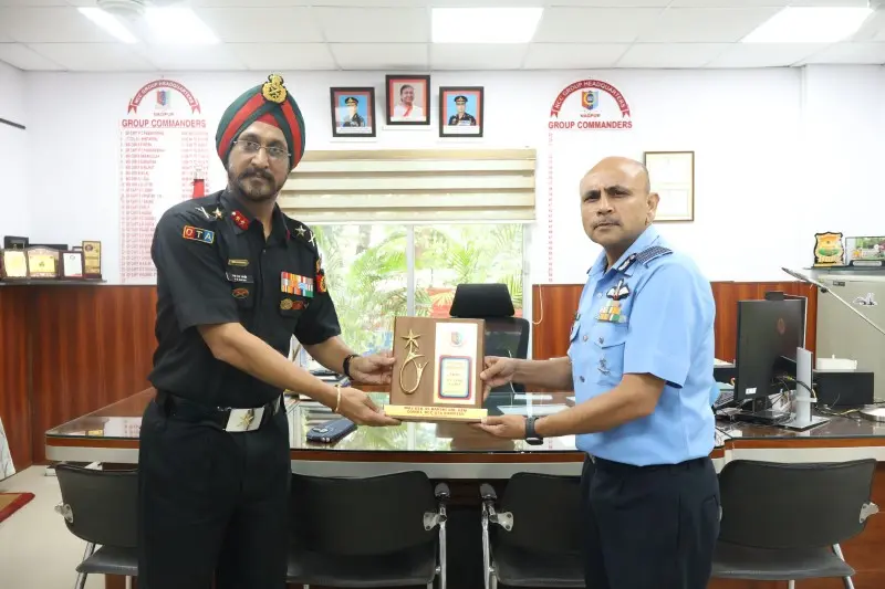 COMMANDANT OTA KAMPTEE VISITS NCC GROUP HEADQUARTERS NAGPUR COMMANDANT OTA KAMPTEE VISITS NCC GROUP HEADQUARTERS NAGPUR