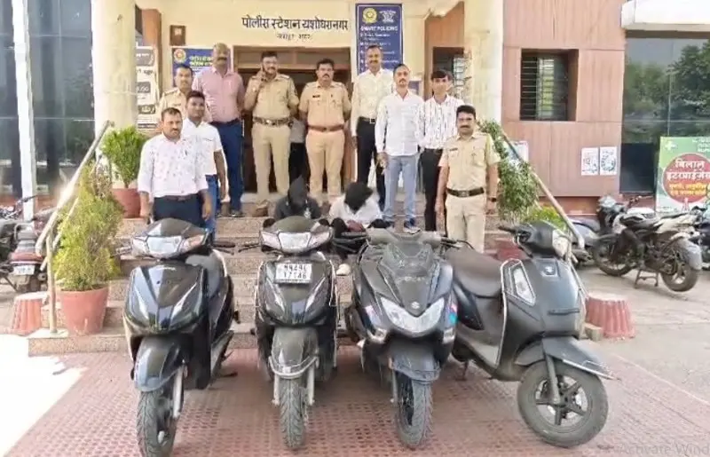 जेल से छूटते ही फिर करने लगा वाहन चोरी जेल से छूटते ही फिर करने लगा वाहन चोरी