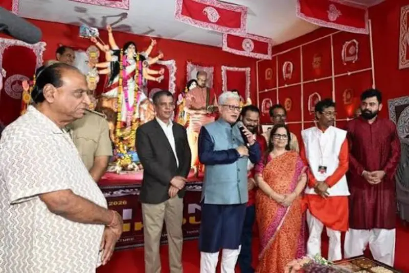 दुर्गापूजा सर्वांचा उत्सव; मा दुर्गेची कृपा सर्वांवर राहो – राज्यपाल जिष्णु देव वर्मा दुर्गापूजा सर्वांचा उत्सव; मा दुर्गेची कृपा सर्वांवर राहो – राज्यपाल जिष्णु देव वर्मा